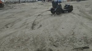 Мотобуксировщик Друг ( реверс в подарок) тележка трансформер