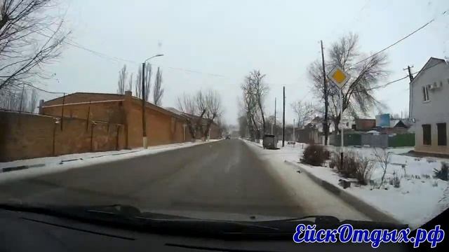 ЕЙСК ул. РАБОЧАЯ. Дорога до Центрального пляжа смотреть онлайн