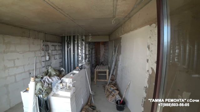 Ремонт квартиры в Сочи под ключ - 52 кв.м ЖК "Романовский 5"