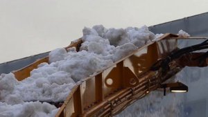 Лаповый снегопогрузчик СНП-17 на ВДНХ  /Уборка  снега  /Paw snow loader SNP-17 at VDNH Snow removal