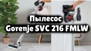 Пылесос беспроводной GORENJE SVC216FMLW / SVC216FMLBK