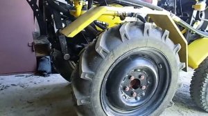 Грунтозацеп на мини трактор