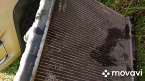 Как промыть радиатор  и  радиатор кондиционера (конденсер) на KIA RIO JB (FL)