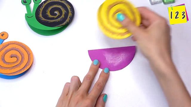 DIY paper toys | Easy paper snail | Crafts смотреть онлайн
