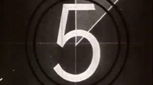 футаж в стиле ретро, старая пленка , обратный отсчет