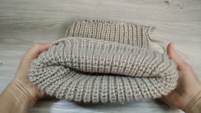 Шапка полуанглийской  резинкой без накидов видеоурок для начинающих