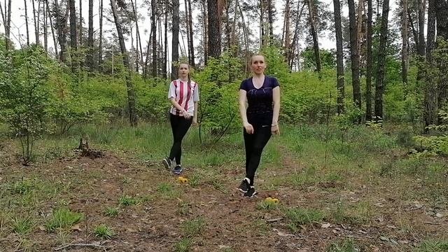 Жиросжигающая тренировка на свежем воздухе//Тренировка для ног