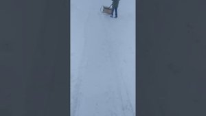 скребок для  снега#обкатка#лопата для снега своими руками#уборка снега#супер скребок для снега