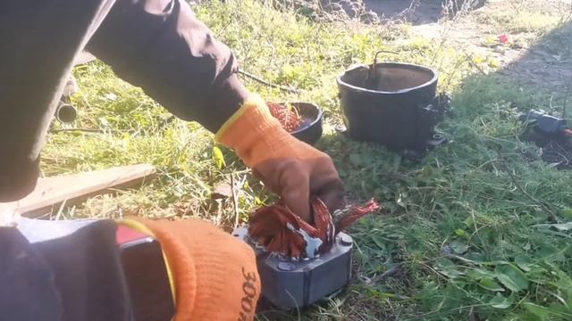 разборка компрессора двигателя холодильника #разборхолодильника