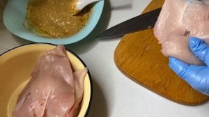 Отбивные из куриного филе. Рецепт без яиц.