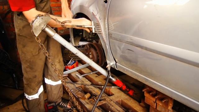 DATSUN on-DO стапельные работы ремонт задней части смотреть онлайн