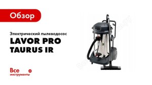 Обзор: Электрический пылеводосос Lavor Pro TAURUS IR 8.212.0501