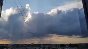 Развитие грозовых облаков за весь июнь 2022