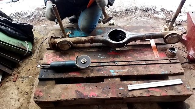 Как укоротить мост Ваз под колею 90см. смотреть онлайн