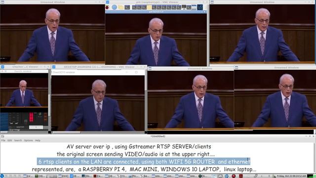 Send a single screen's video/audio over 5G WiFi router using RTSP Server with multiple RTSP clients смотреть онлайн