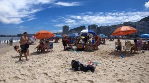 Walking Copacabana Beach | ?? Rio de Janeiro, Brazil 2022