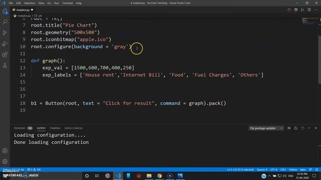Matplotlib and Numpy Data in TKinter Application - Python Tutorial (2020) #19