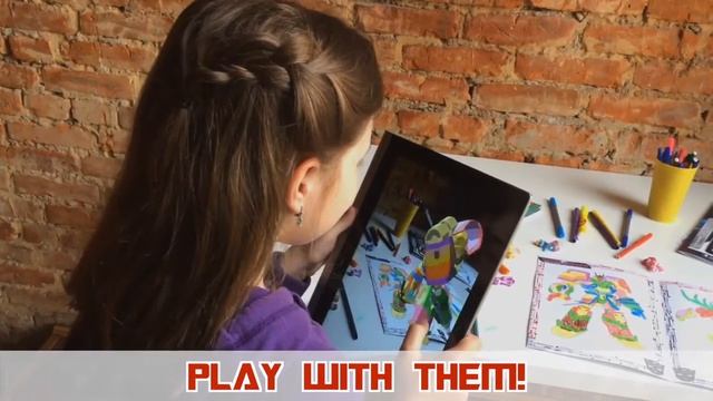 Живая раскраска DEVAR kids - "TRANSFORMERS: Robots In Disguise" (промо) смотреть онлайн