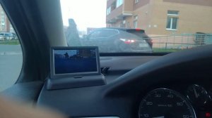 Пример видео 2 с парковочной камеры Peugeot 307