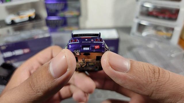 UNBOXING Mini GT Kaido House Nissan Skyline R33 Midnight Purple смотреть онлайн