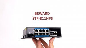 Обзор BEWARD STP-811HPS: коммутатор, 8 портов High Poe 30W, промышленное исполнение, от -30 до +65°С