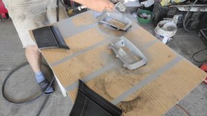 Покраска бампера ВАЗ 2114 и молдингов