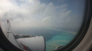 Landing at Male Airport Maldives（Velana International Airport） 2019.1.3 PM14:30