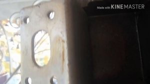 Ремонт металлической, входной двери,которая просела в петлях.
