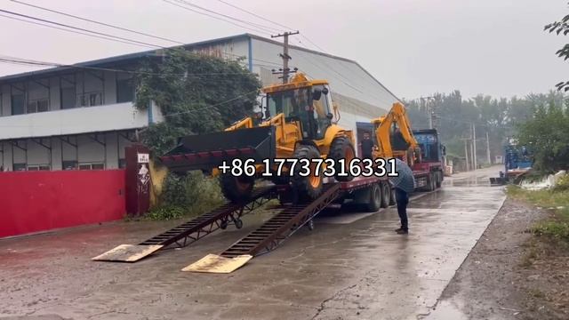 Наш китайский экскаватор погрузчик 388Н