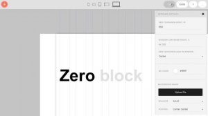 Разлетающиеся буквы в ZeroBlock на Tilda