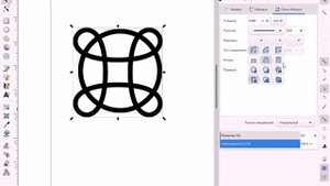 Контурные эффекты в inkscape кельтский узел