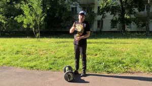 Гироскутер MiniPro 10,5" Зеленый граффити обзор Я глухой!! ?