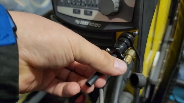 Разъём Esab для TIG горелки смотреть онлайн