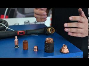 Hypertherm Powermax 125, замена расходных частей резака.