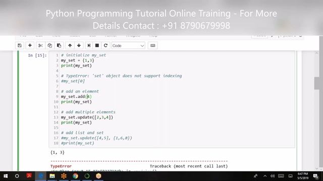 Python Programming Tutorial Online Training in Adithyaelearning