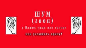 Шум в моих ушах (голове)