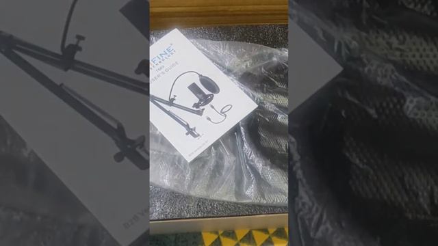 Unboxing of fifine Condenser Microphone