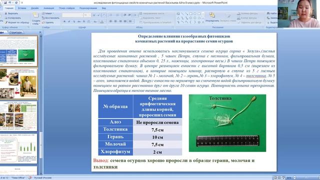 Айталина Васильева - 6.2 Экологические науки / #62ШВБ2022