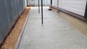 Бетонное основание под укладку тротуарной плитки