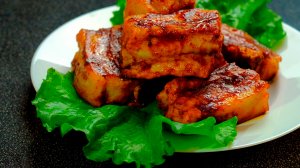 Свиные ребрышки в глазури. Красивые снаружи, сочные внутри