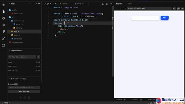 React Project for Beginners  | React Todo List App