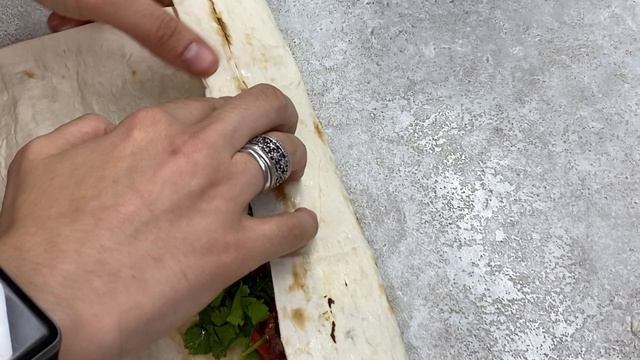 Ролл с грибами. Постное меню