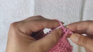 Красивая плотная кромка для платочной вязки