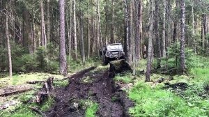 По серьёзному Бездорожью на багги, буханка на 38х колёсах, гелендваген и уаз 35 колёсах.