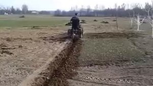 Пашем мотоблоком Аврора (адаптер своими руками)