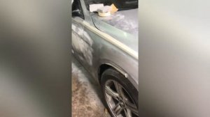 Удаления  вмятин  споттером  и рихтовка кузова автомобиля BMW F30