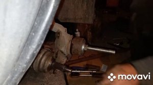 ремонт.достал подшипник ступичный из поворотного кулака.ваз 21099.часть 3.