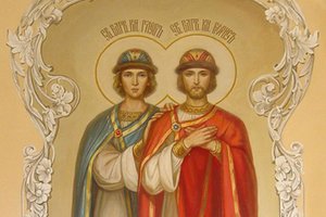 Борису и Глебу  благоверным  князьям  мученикам.