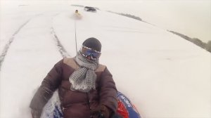 Экстремальные катания на тюбинге и сноуборде
