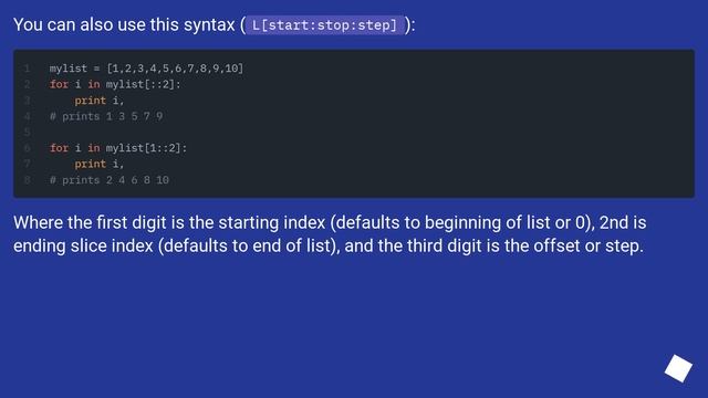 How do I loop through a list by twos?